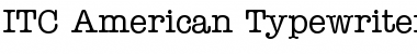 Download AmericanTypewriter LT Medium Font