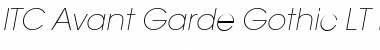 Download AvantGarde LT ExtraLight Font