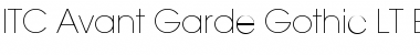 Download AvantGarde LT ExtraLight Font
