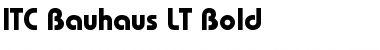 Download Bauhaus LT Bold Regular Font