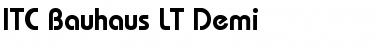 Download Bauhaus LT Demi Regular Font