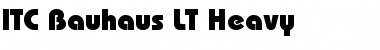 Download Bauhaus LT Heavy Regular Font