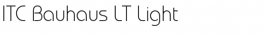 Download Bauhaus LT Light Regular Font