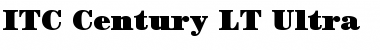 Download ITCCentury LT Ultra Font