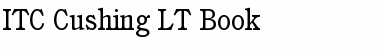 Download Cushing LT Book Font
