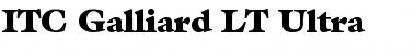 Download Galliard LT Ultra Regular Font