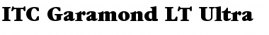 Download Garamond LT Ultra Regular Font