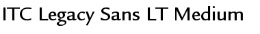 Download ITCLegacySans LT Medium Font