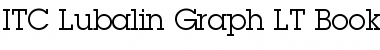 Download LubalinGraph LT Regular Font Title Preview