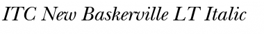 Download NewBaskerville LT Italic Font