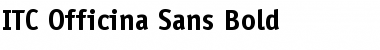 ITC Officina Sans Font