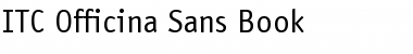 Download ITC Officina Sans Regular Font