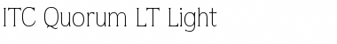 Download Quorum LT Light Regular Font