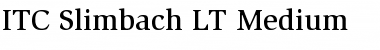 Download Slimbach LT Medium Regular Font