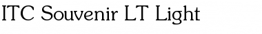 Download Souvenir LT Regular Font