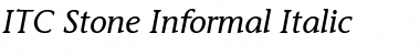 Download StoneInformal Italic Font