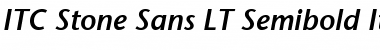 Download StoneSans LT Bold Italic Font