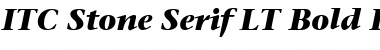 Download StoneSerif LT Bold Italic Font