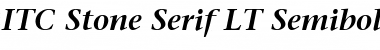 Download StoneSerif LT Bold Italic Font