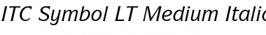 Download Symbol LT Medium Italic Font