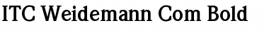Download ITC Weidemann Com Font