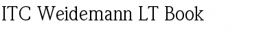 Download Weidemann LT Book Font