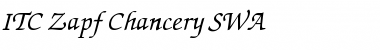 Download ITC Zapf Chancery SWA Font Download ITC Zapf Chancery SWA Font