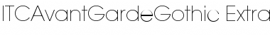 Download ITCAvantGardeGothic-ExtraLight Font