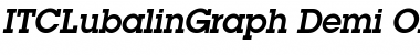 Download ITCLubalinGraph-Demi Font Download ITCLubalinGraph-Demi Font