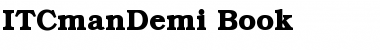 Download ITCmanDemi-Book Font