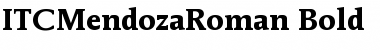Download ITCMendozaRoman Font