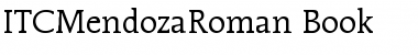 Download ITCMendozaRoman-Book Font