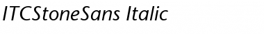 Download ITCStoneSans Font