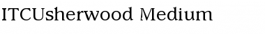 Download ITCUsherwood-Medium Font