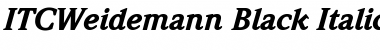 Download ITCWeidemann-Black Font Download ITCWeidemann-Black Font