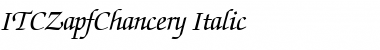 Download ITCZapfChancery Font