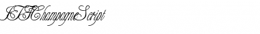 Download ITFChampagneScript Font Download ITFChampagneScript Font