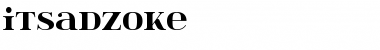 Download itsadzoke Font Download itsadzoke Font