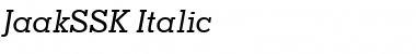 Download JaakSSK Font