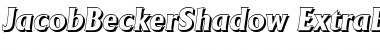 Download JacobBeckerShadow-ExtraBold Italic Font