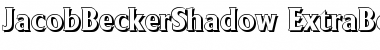 Download JacobBeckerShadow-ExtraBold Regular Font