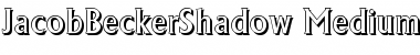 Download JacobBeckerShadow-Medium Font