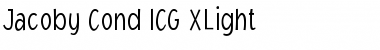 Download Jacoby Cond ICG XLight Regular Font