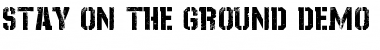 Download Stay On The Ground Regular Font