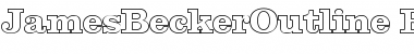 Download JamesBeckerOutline-ExtraBold Regular Font