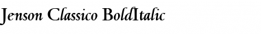 Download Jenson Classico BoldItalic Font