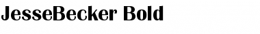 Download JesseBecker Bold Font