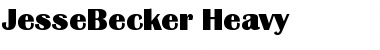 Download JesseBecker-Heavy Regular Font