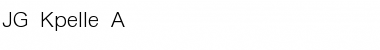 Download JG Kpelle A Font Download JG Kpelle A Font