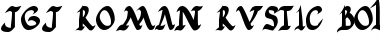 Download JGJ Roman Rustic Font Download JGJ Roman Rustic Font